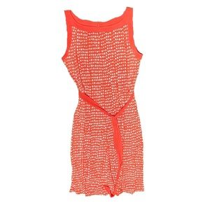 NWT Glamour brand Orange & White Polka Dot Dress size 12